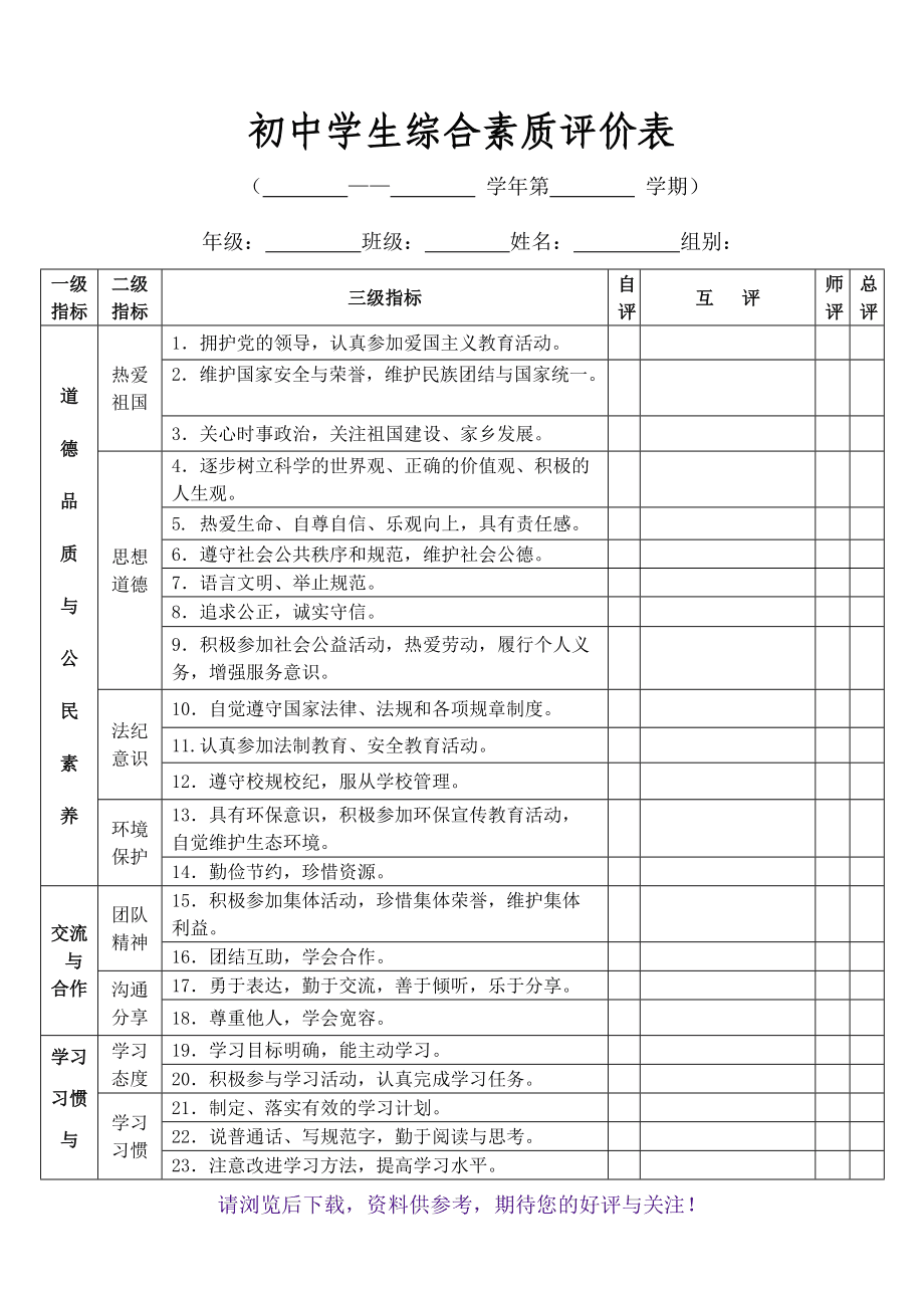 初中综合素质评价入口_初中素质评价系统_初中素质评价平台登录入口