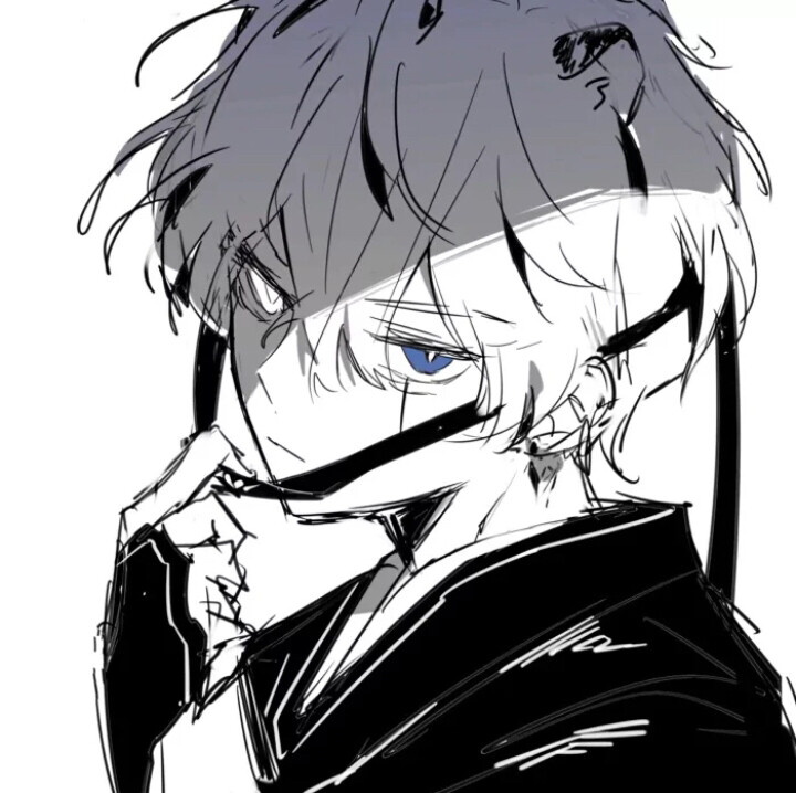 男生冷酷动漫头像_头像动漫男生冷酷帅气古风_头像动漫男生冷酷帅气黑白