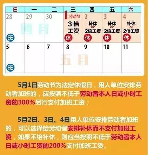 五一节日工资_五一哪天算三倍工资_五一工资算天薪吗