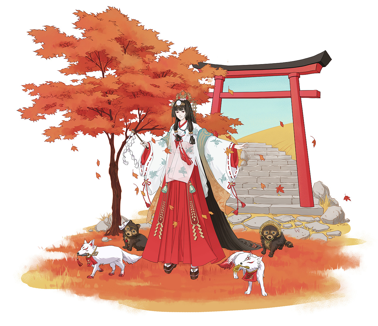 荷稻神社图片_稻荷神_荷稻神御馔津御魂