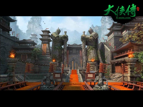 手机武侠游戏真实-【热血江湖】手机武侠游戏，拟真场景带你踏上