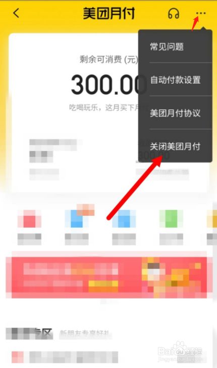 如何取消美团月付功能_取消美团月付服务_取消美团月支付