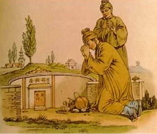 清明烈士扫墓流程_正清明可以扫墓吗?_清明节的扫墓图片